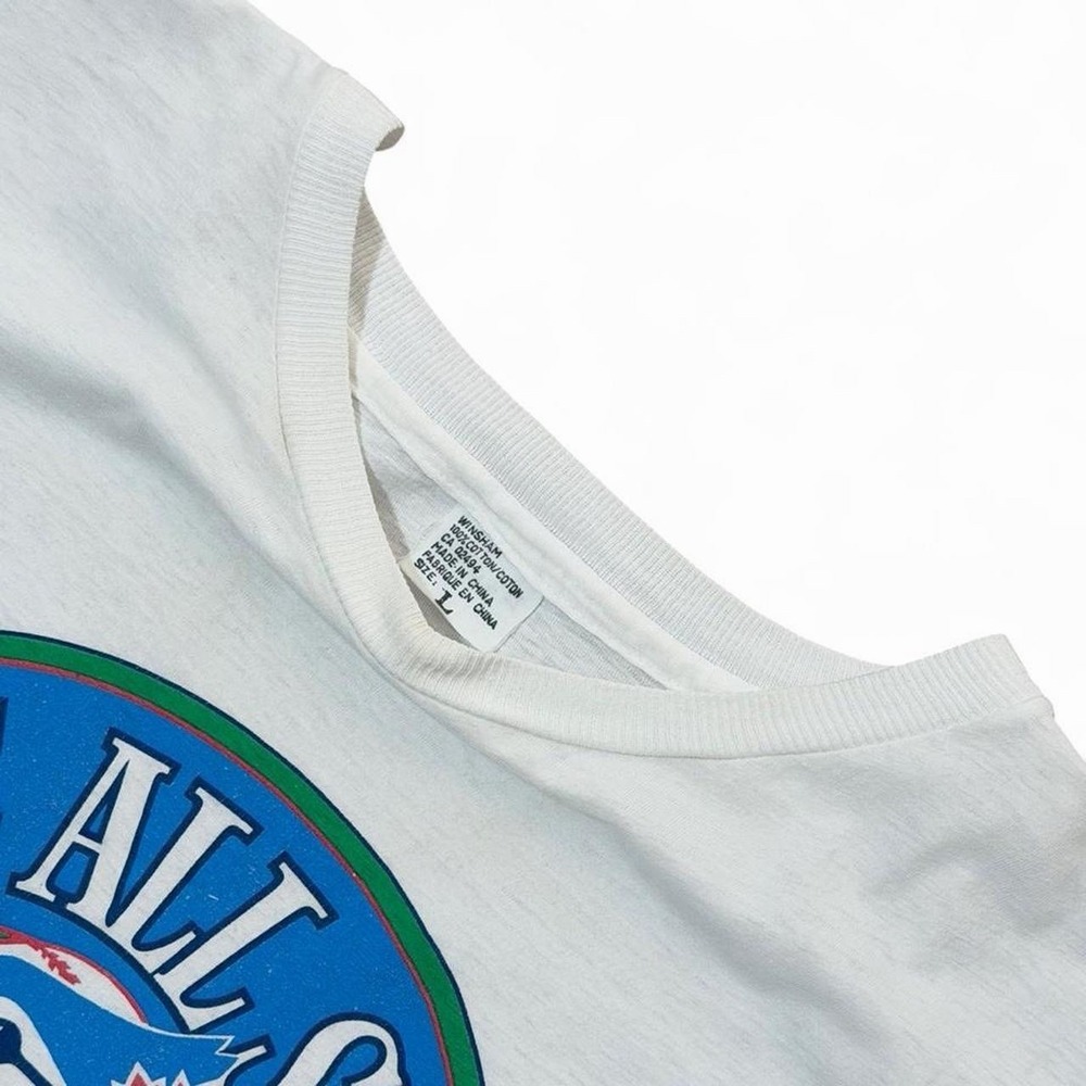 Vintage 90s Toronto Blue Jays All Star MLB Baseball Wintario T-shirt Large 22x27 - Picture 5 of 8